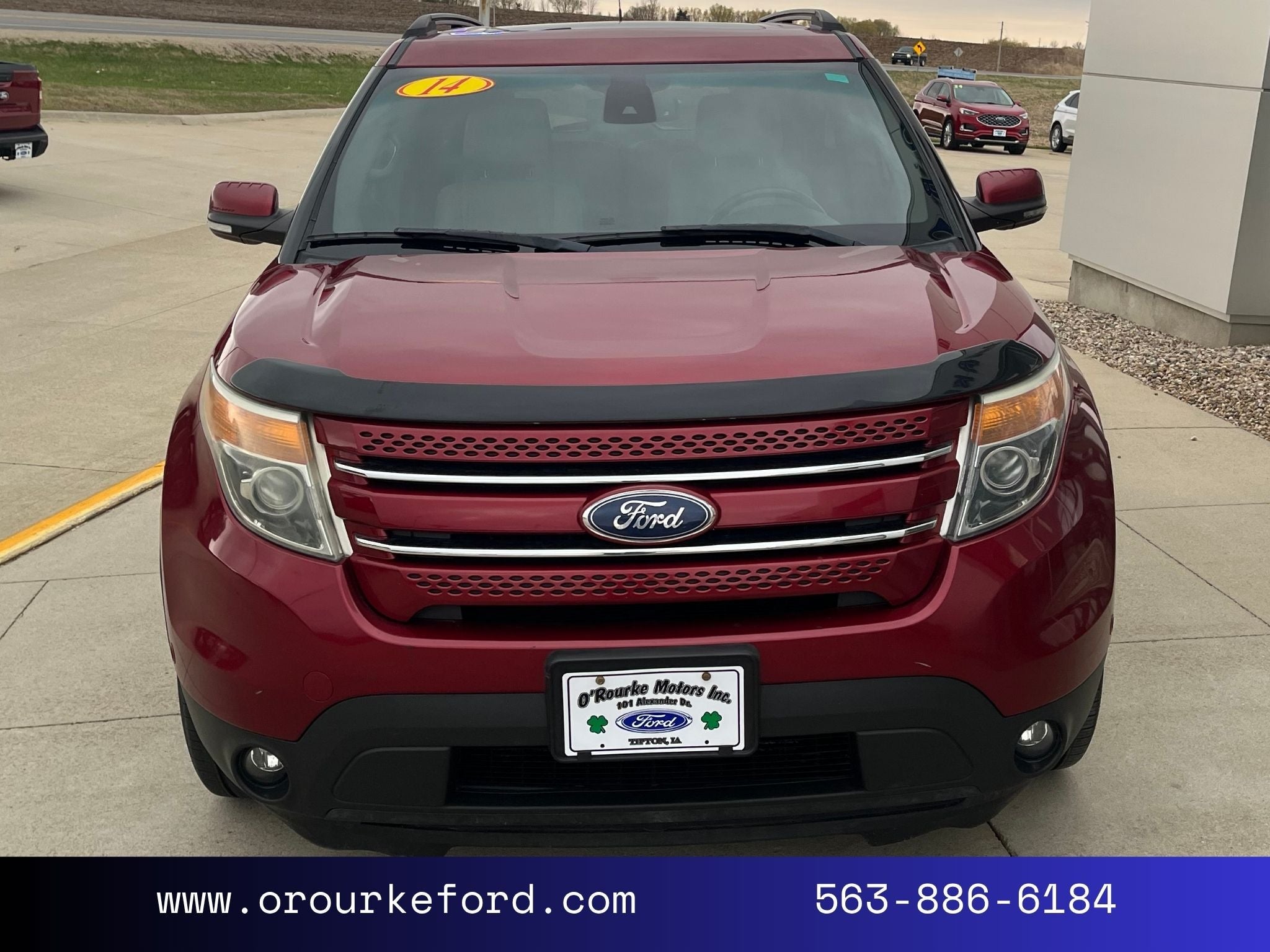 Used 2014 Ford Explorer Limited with VIN 1FM5K8F87EGB10016 for sale in Tipton, IA