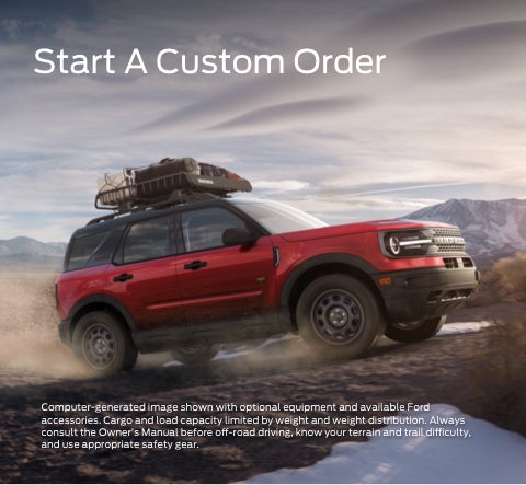 Start a custom order | O'Rourke Motors Inc in Tipton IA